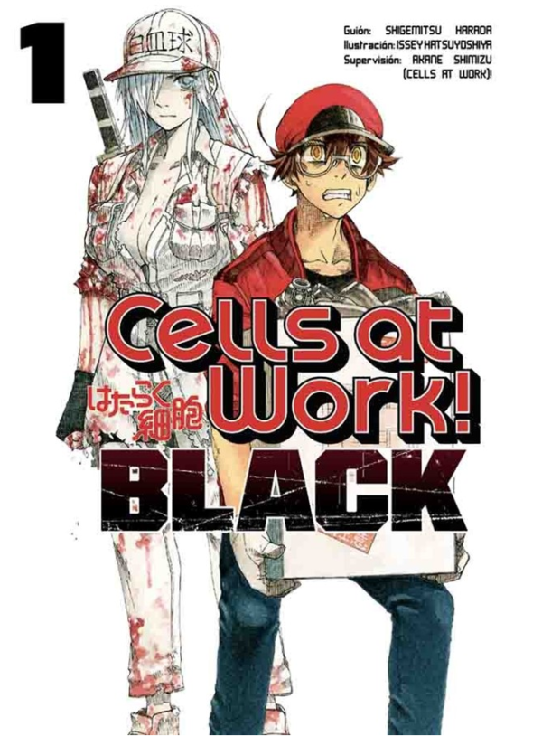 MANGA Cells At Work Black