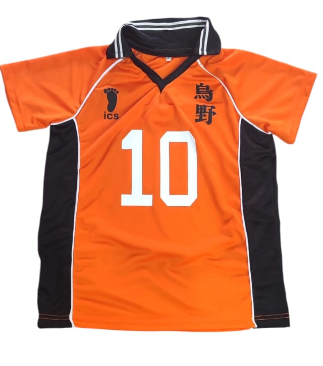 REMERA Deportiva Haikyuu 10 Karasuno