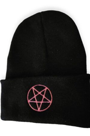 GORRO DE LANA Pentagrama Negro