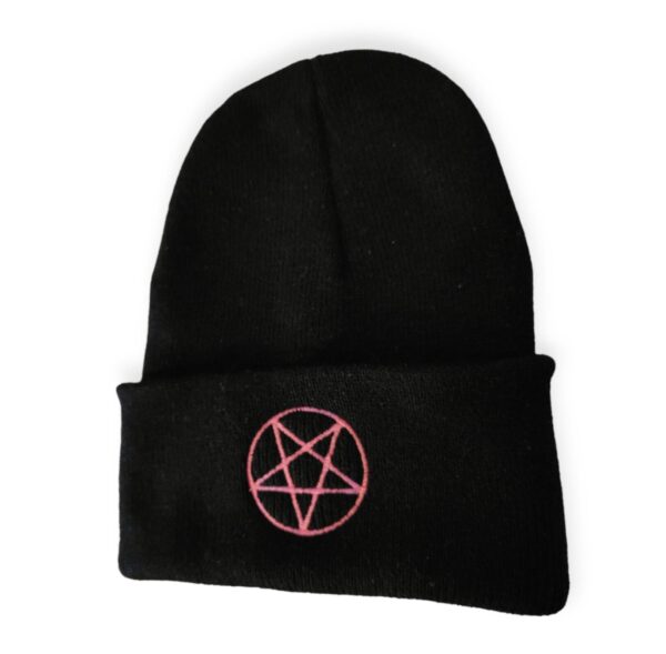 GORRO DE LANA Pentagrama Negro