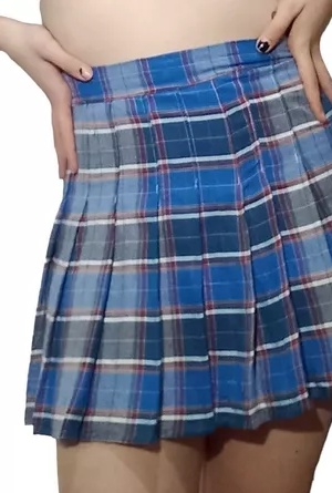 POLLERA Cuadrille Azul